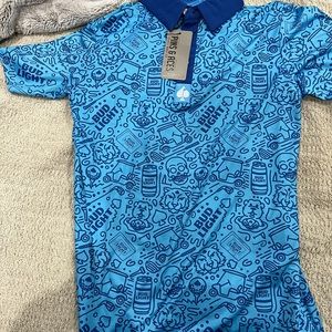 Pins and Aces Small Men’s Bud Light Golf Polo